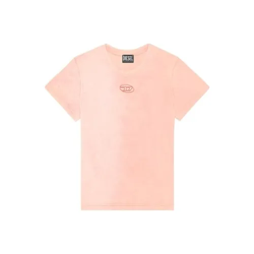 DIESEL SS23 T Рубашка Женская Кораллового цвета