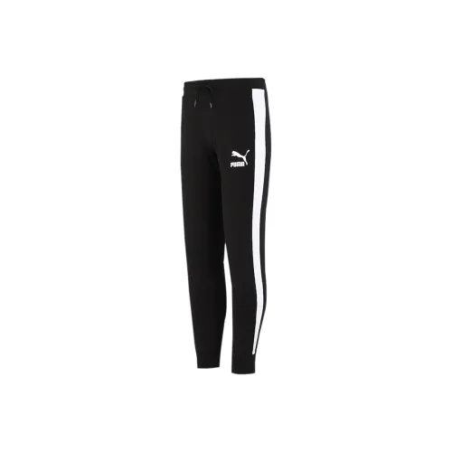 PUMA Мужские спортивные брюки черного цвета