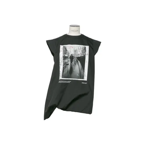 sacai James Dean Collaboration Черная Женская Футболка