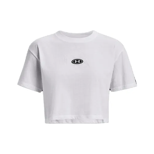 Under Armour Белые Женские Короткие Топы