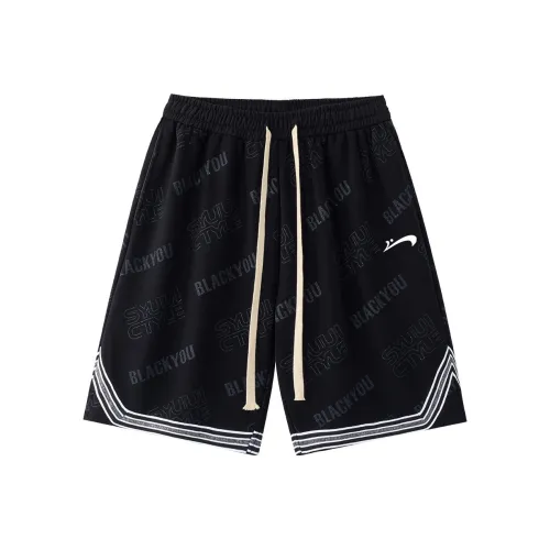 K Bird Повседневные шорты унисекс черные