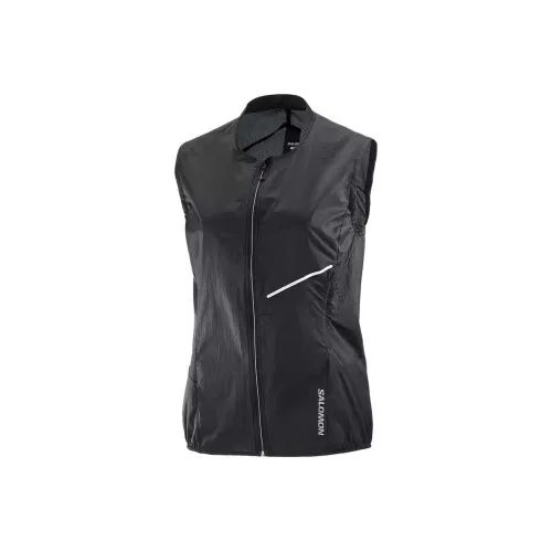 SALOMON Майка Женская Темно-Черная