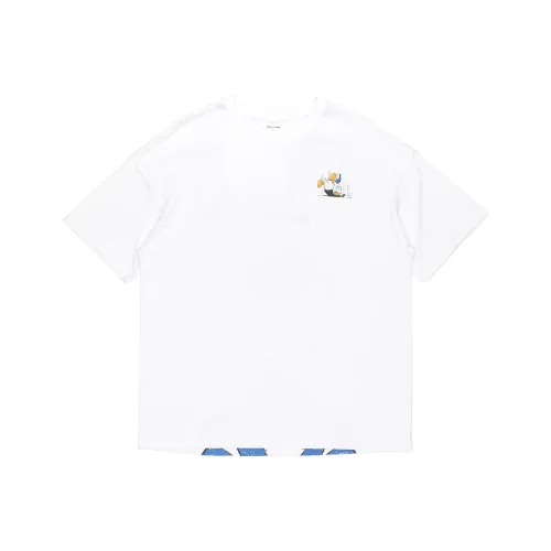 LiNing x Disney Рукав с спущенным плечом T-рубашка Женская Белая