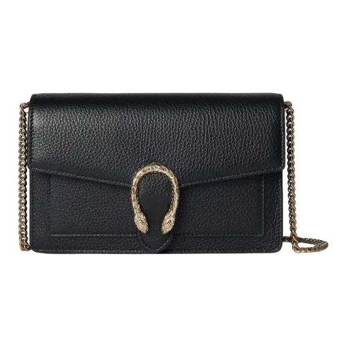 GUCCI Dionysus Кожа Кошелек Женские Черный