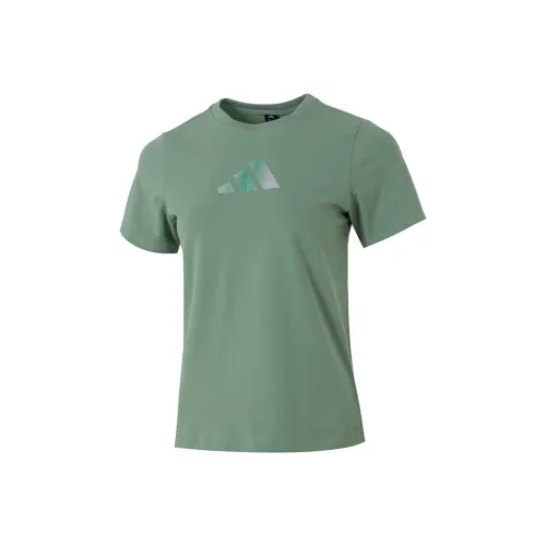 Adidas Зеленые Женские Футболки