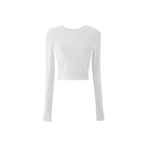 SOON FLOWER КРОП ТОП Женский Белый