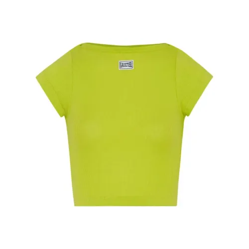 Jean Paul Gaultier SS25 T-Shirt Женская Неоновый Зеленый