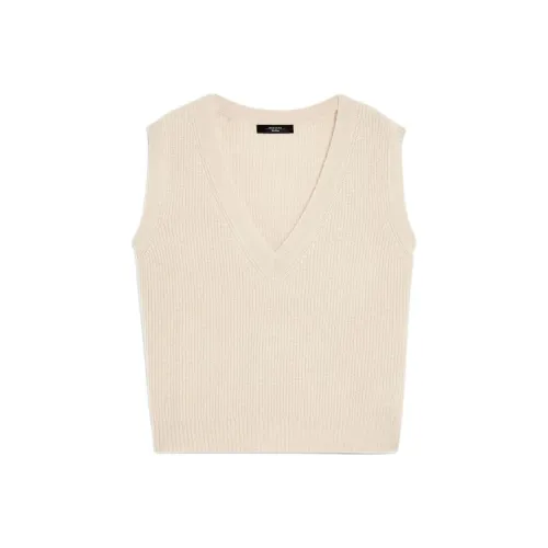 WEEKEND MaxMara DOLCE Collection Майка Женская Песочного цвета