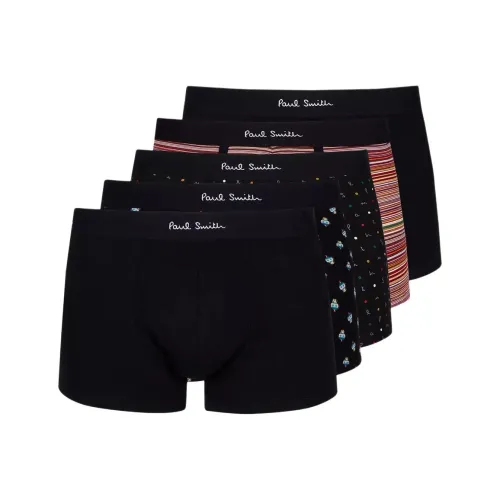 PS By Paul Smith 5 пачек Черный + Многоцветный Мужские боксер-шорты