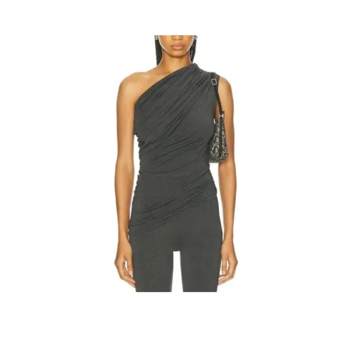 NORMA KAMALI T-рубашка Женская Угольно-серый