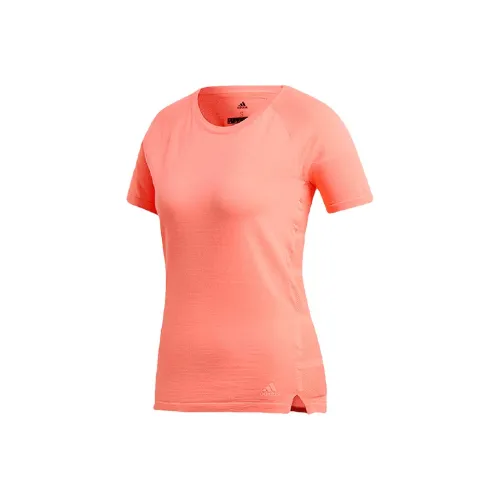 Adidas T-Shirt Женская Оранжевая Красная