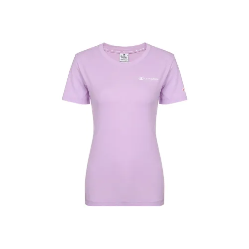 Champion T-Shirt Женская Фиолетовая