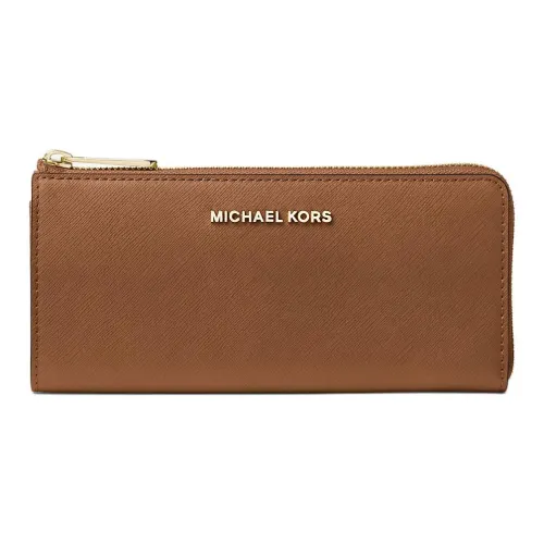 MICHAEL KORS Jet Set Saffiano кожа кошелек большой женский коричневый