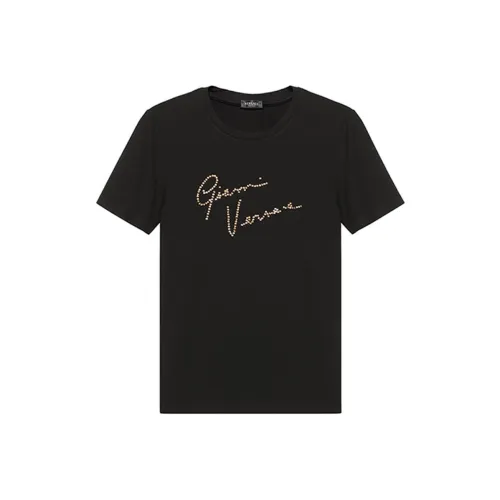 VERSACE Черные Женские Футболки