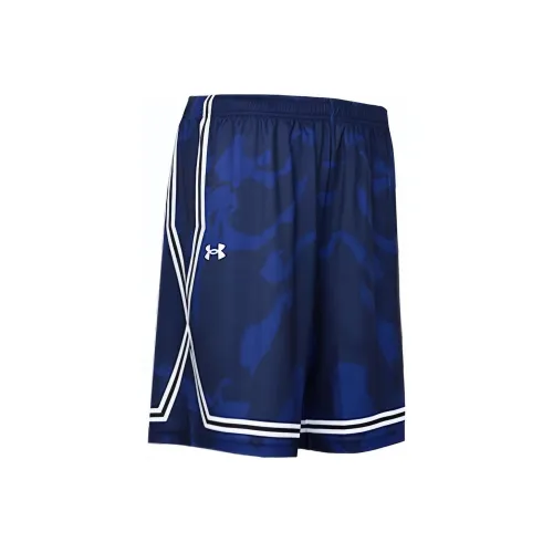Under Armour Темно-синие спортивные шорты для мужчин