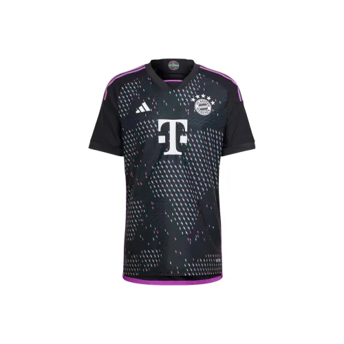 Adidas FC Bayern Мужская Футбольная Джерси Черного Цвета