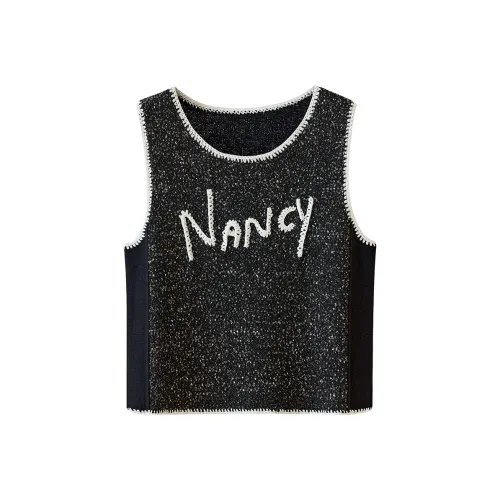 NancyCavally Майка Женская Черная