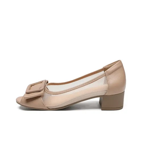 ZHR Грубый каблук Высокие каблуки Женские