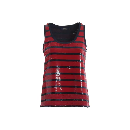 Polo Ralph Lauren Майка Женская Красная Черная