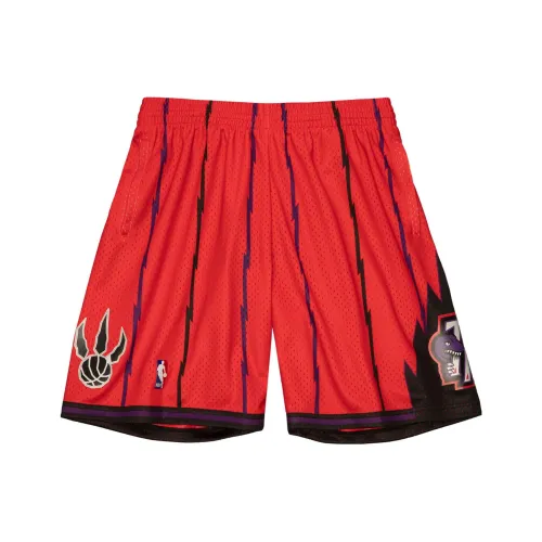 MITCHELL NESS Баскетбольные шорты Мужские Красные