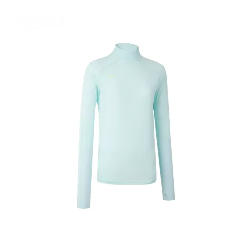 HOKA ONE ONE Cold Weather Bright Sea Blue Женские T-рубашки