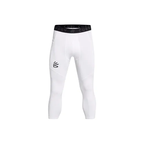 Under Armour Белые Спортивные Брюки для Мужчин