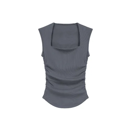 PASSCODIO Майка Женская Серого цвета