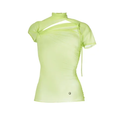 Coperni Лаймово-зеленая Женская футболка
