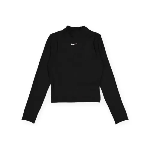 NIKE Черные Женские Короткие Топы