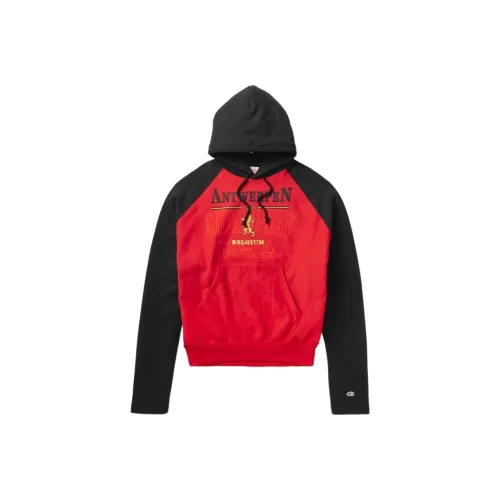 Vetements Красный черный Унисекс Свитшоты