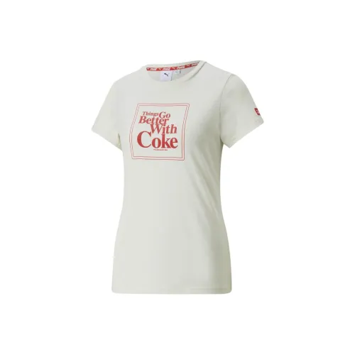 PUMA x COCA COLA Coca Cola Tee T-рубашка Женская Белая