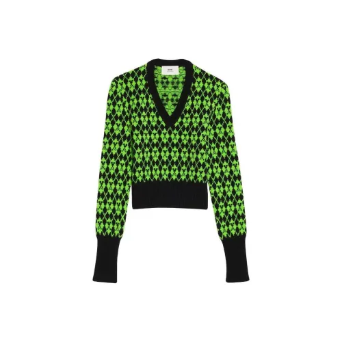 AMIPARIS FW22 КРОП ТОП Женский Зеленый