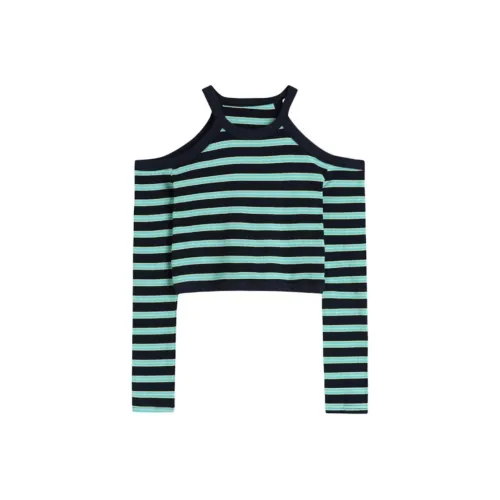 ETSE Зеленые Женские Футболки