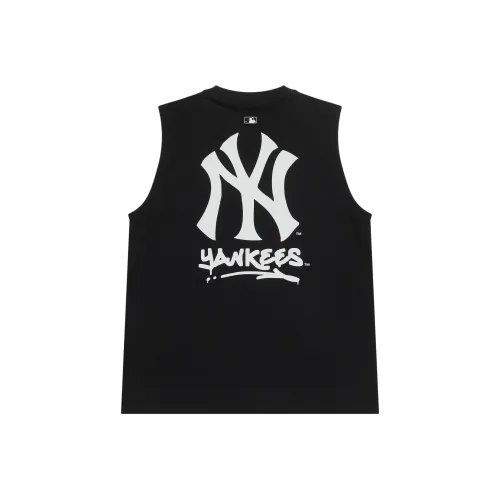 Mlb Base Logo New York Yankees Basic Collection SS25 Майка Унисекс Черный