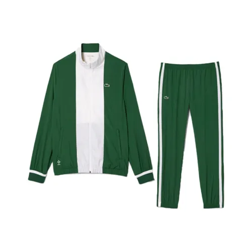 Lacoste Повседневная Спортивная Одежда Мужская Зеленый Белый