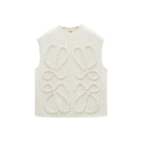 LOEWE SS25 Женская Предварительная Коллекция Майка Женская Белая