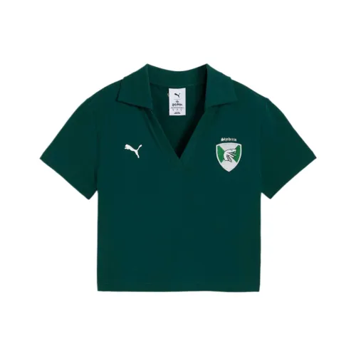 PUMA Зеленые Женские Футболки