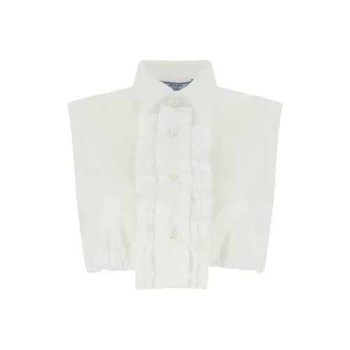 PRADA Белый Женские Короткие Топы