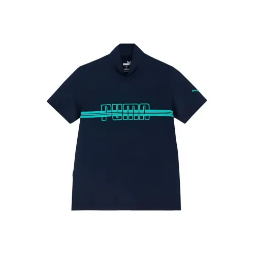 PUMA T-Shirt Женская Темно-Морской Синий