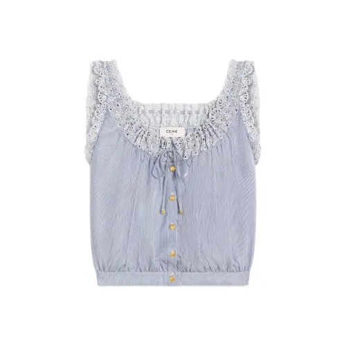 CELINE Синие Женские Майки