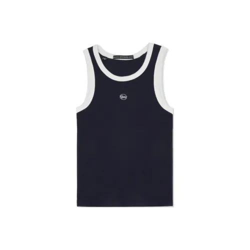 GUESS Майка Женская Черный Белый