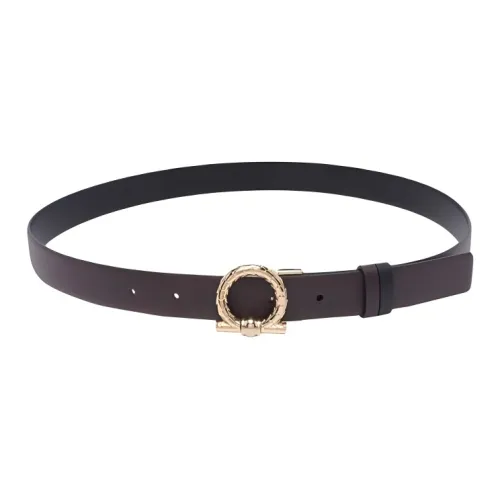 FERRAGAMO Кожаные ремни Женские Коричневый