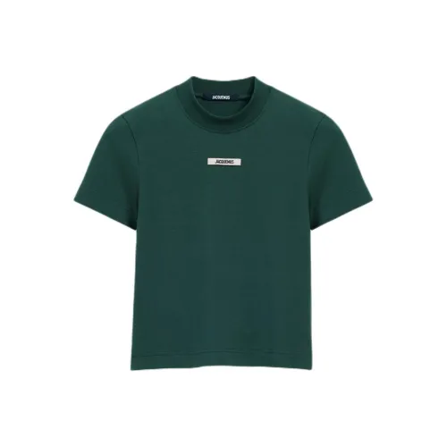 Jacquemus Темно-зеленый/Темно-зеленый Женские футболки