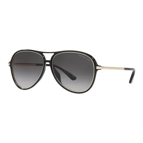 MICHAEL KORS Пластик Aviator Солнцезащитные очки Женские Черный