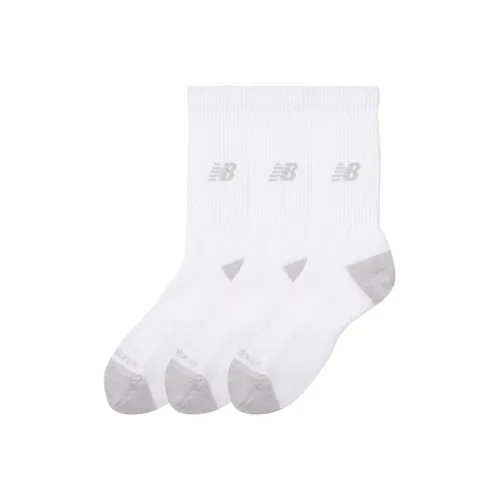 New Balance совместный бренд Белый 3 упаковки Мужские носки MID до икры