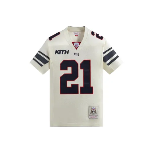 Mitchell Ness Экрю Унисекс Регбийная Джерси