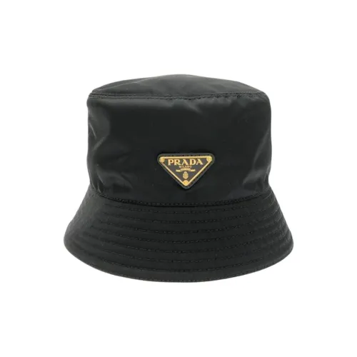 PRADA Нейлон Шляпы ведра Женские Черный