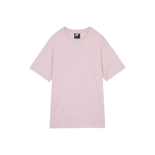 Nike Т-рубашка с рукавом женская розовая