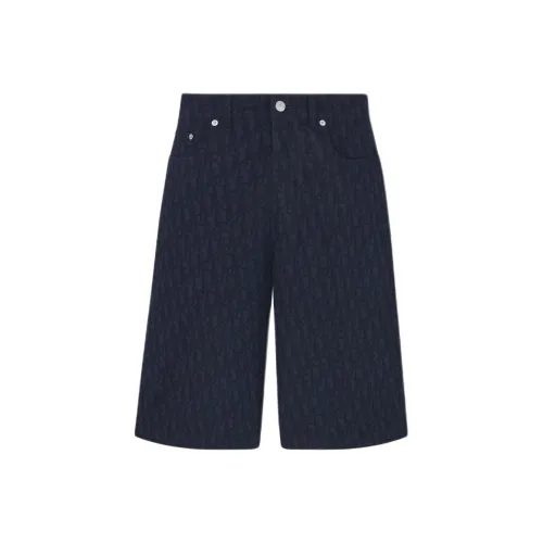 DIOR FW24 Повседневные шорты Мужские Синие