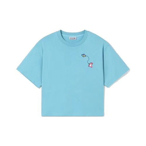 LACOSTE Приливно-голубой Женские футболки